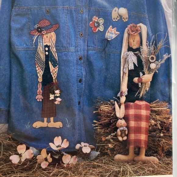 UNCUT Vintage Quilt Sewing Patterns, Harriet Bunny KS175 by Keeping You - Picture 1 of 3